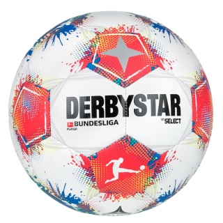 Derbystar Leisure Football Bundesliga Player v25 white/red/blue - 1 ball (size 5)